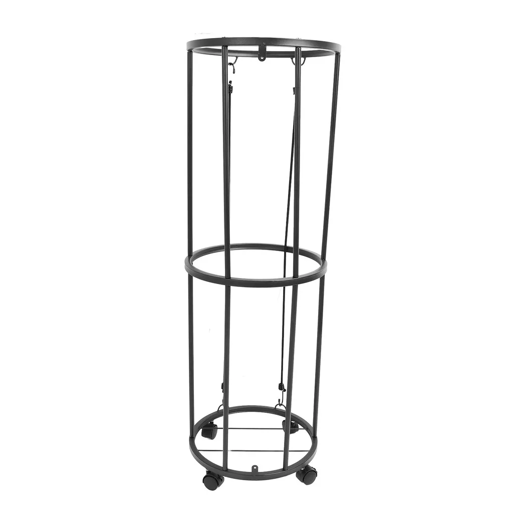 Support de basket-ball à roulettes avec freins et structure acier - 4