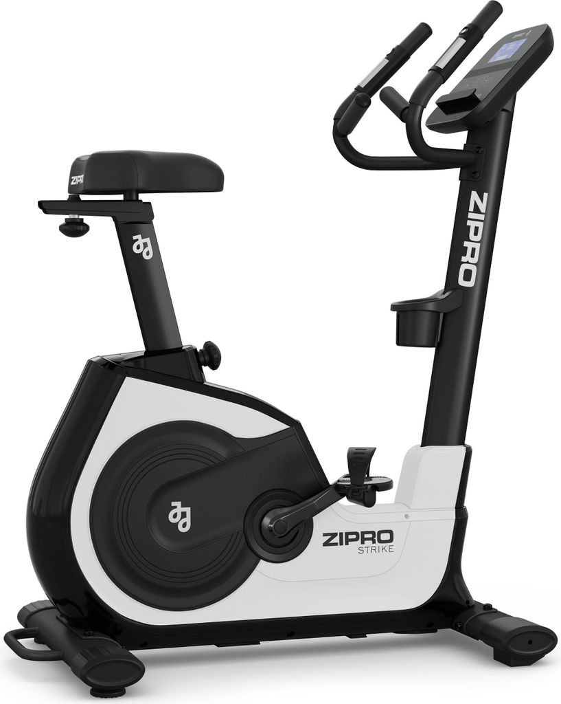 Zipro Strike White Heimtrainer Fahrrad für Zuhause Magnet Fahhrad bis 150 kg Magnete Exercise Bike Fitnessbike Fitness Fahrrad Hometrainer Cardio ...