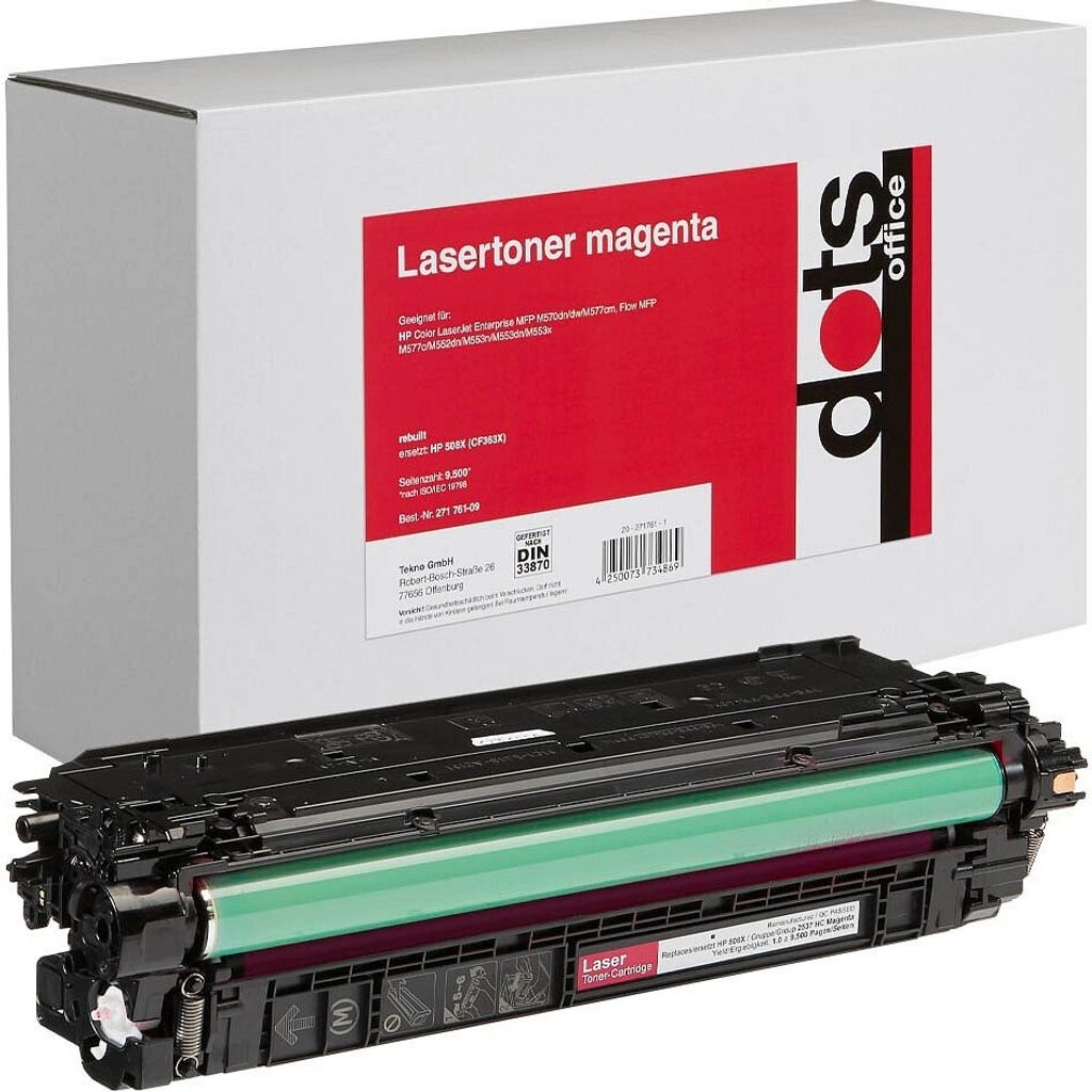 dots magenta Toner kompatibel zu HP 508X (CF363X)