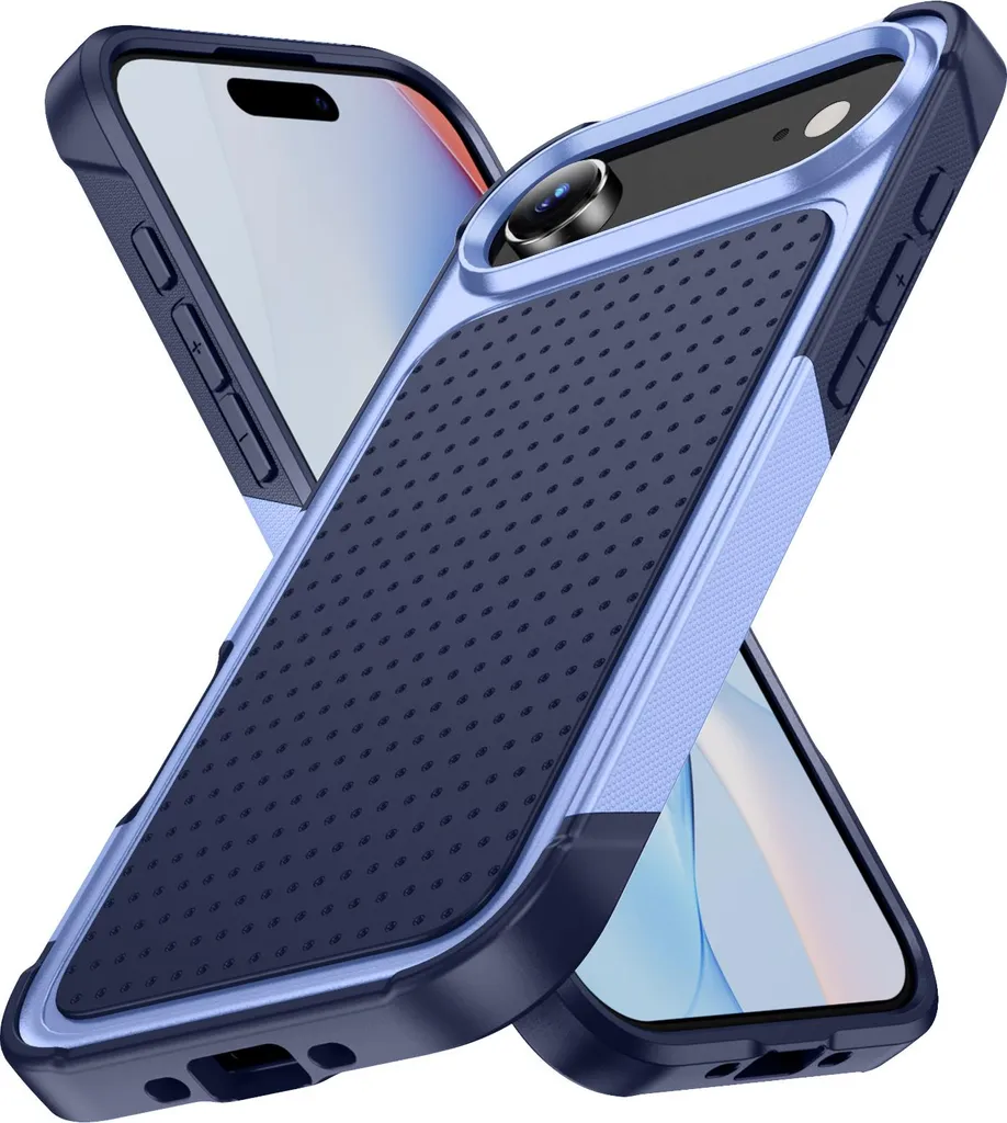 Cover iPhone Air Antiurto Hybrid - Protezione Militare PC+TPU Viola