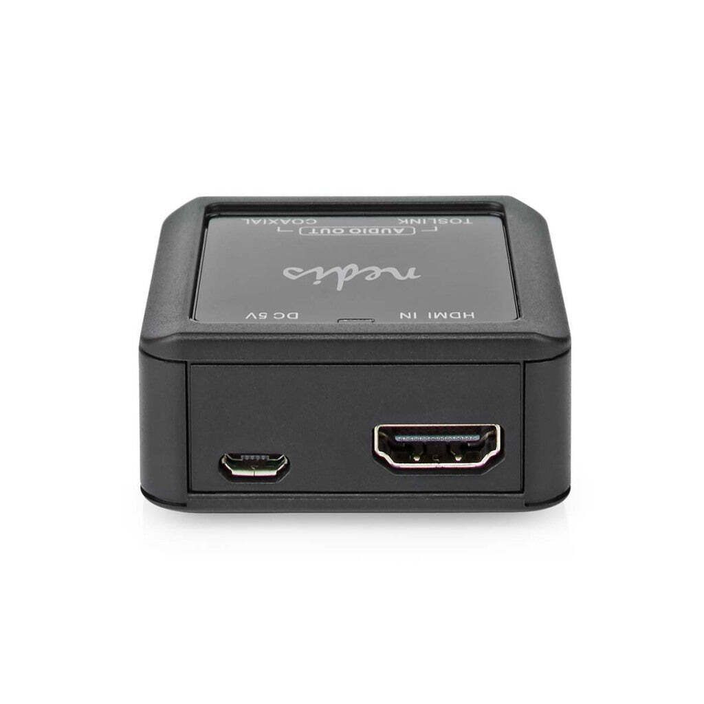Nedis Digital Audio Converter - 1-Weg - Audio- / Video- / Dateneingänge: DC Power / HDMI Input - Audio- / Video- / Datenausgänge: 1x Coax Audio /...