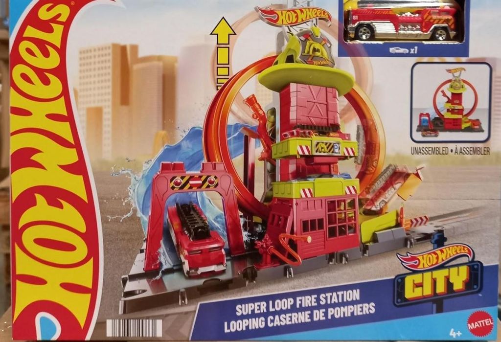Hot Wheels City Super Fire Station Zdjęcie produktu 