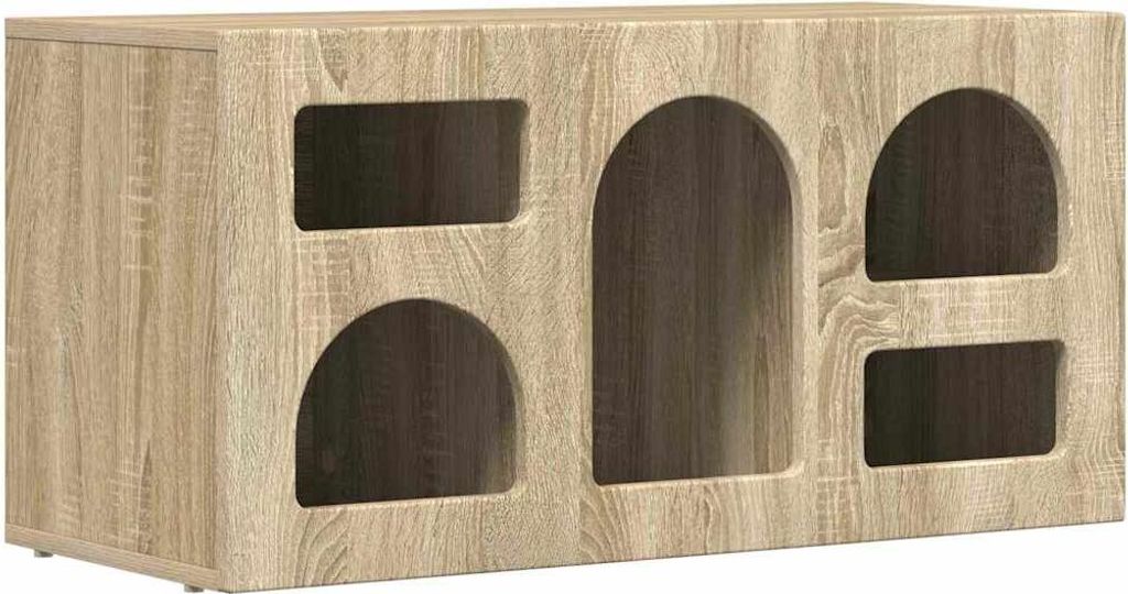 vidaXL TV-Schränk Sonoma-Eiche 80 x 35 x 40 cm Holzwerkstoff