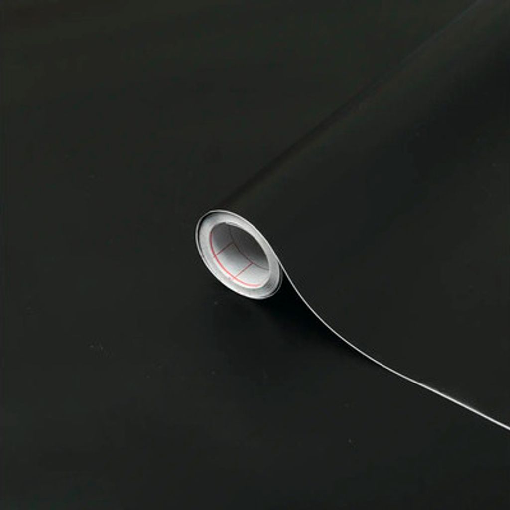 d-c-fix 346-0002, Entfernbar, Schwarz, Matte, 2000 mm, 450 Produktbild 