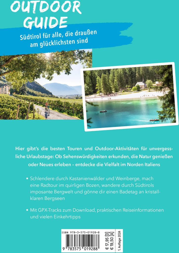 MARCO POLO OUTDOOR GUIDE Reiseführer Südtirol