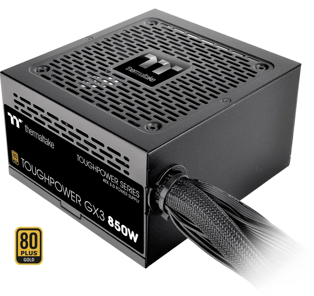 Alimentation 850 Watt Thermaltake Toughpower GX3 avec 5 Ports PCIe Noir
