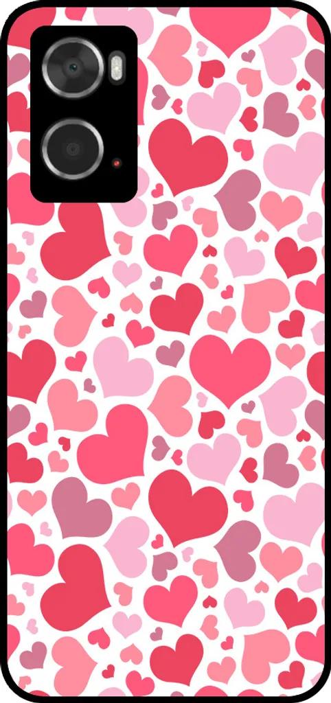 Custodia RankOne Per OPPO A76 / A96 (6.56'): Silicone TPU Trasparente Con Margherite - 2