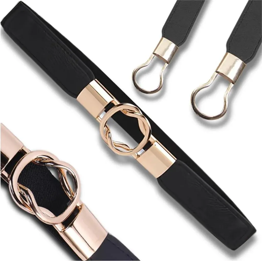 Cintura Elastica Resistente J&W Spoguk Donna - Nero Tutta Vita