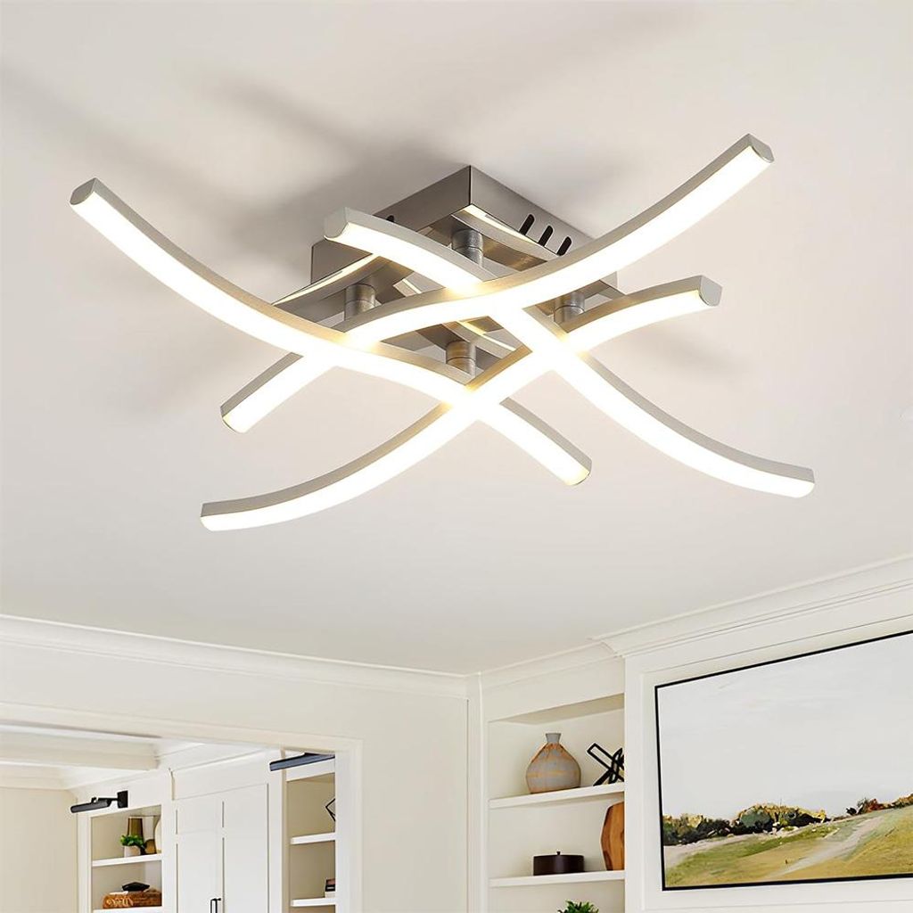 42W LED Deckenleuchten, Kreative linien Deckenlampe, Produktbild 