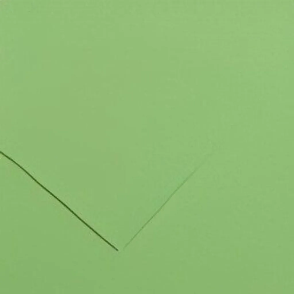 Papier pour Loisirs Créatifs et Dessin A4 Canson Vivaldi Vert Pomme