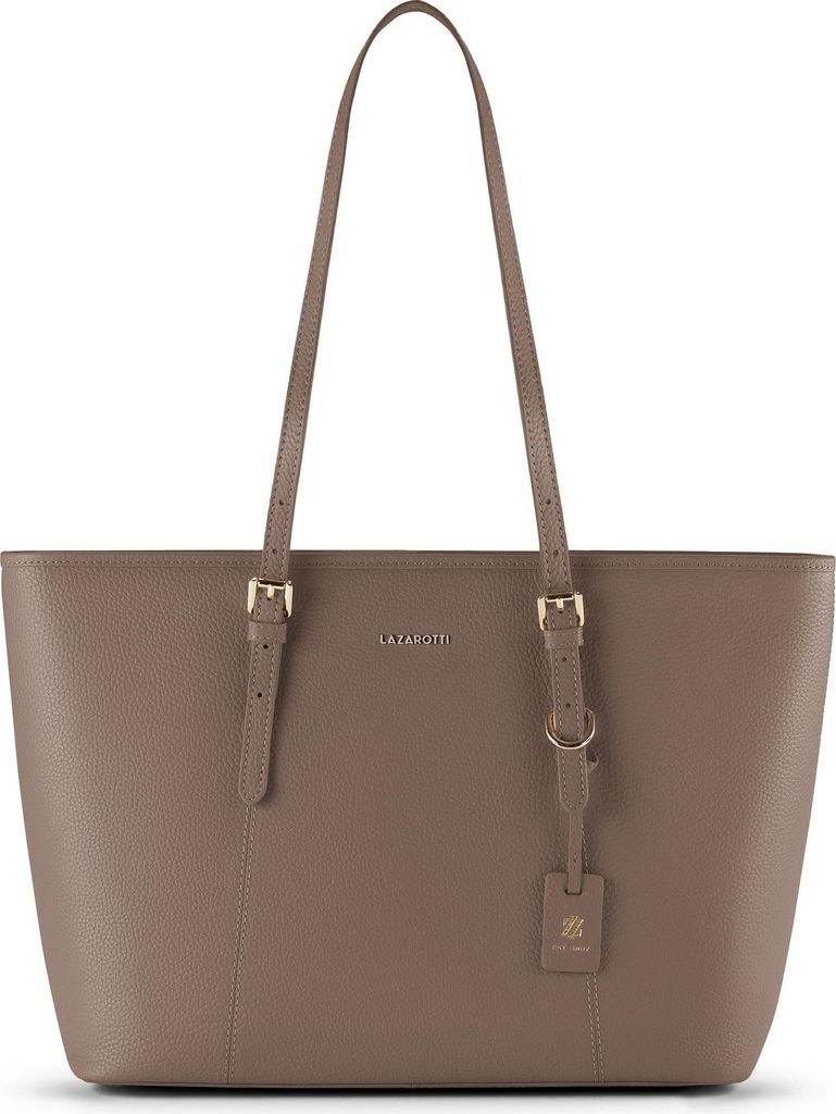Lazarotti Bologna Leather XL Shopper Tasche Leder 35 cm Produktbild 