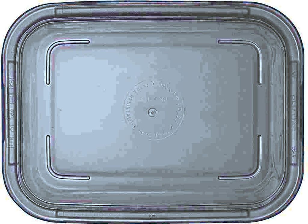 Deckel zur Food Box rechteckig 82cl - 12 Stück