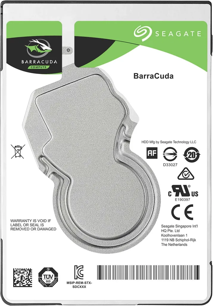 Disque dur portable Seagate BarraCuda 2.5 4To SATA III pour archivage