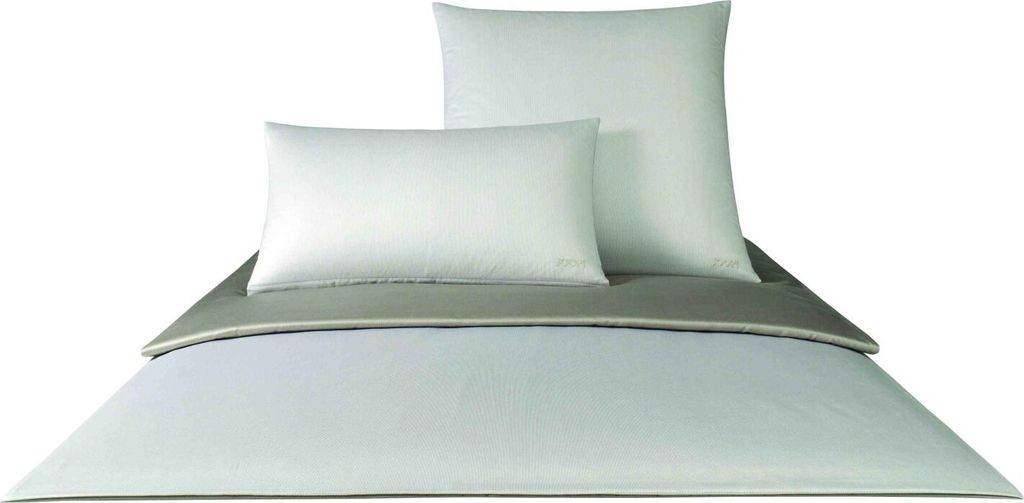 JOOP! Mako-Satin Bettwäsche 4040 Micro Pattern 155x200cm+40x80, Farbe haselnuss