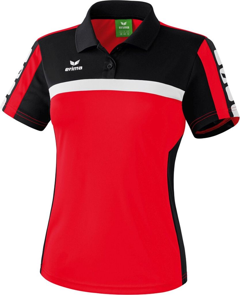 Erima CLASSIC 5-C SERIES polo shirt red/black/white 36