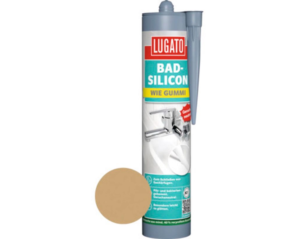Lugato Bad-Silikon Wie Gummi caramel 310 ml Produktbild 