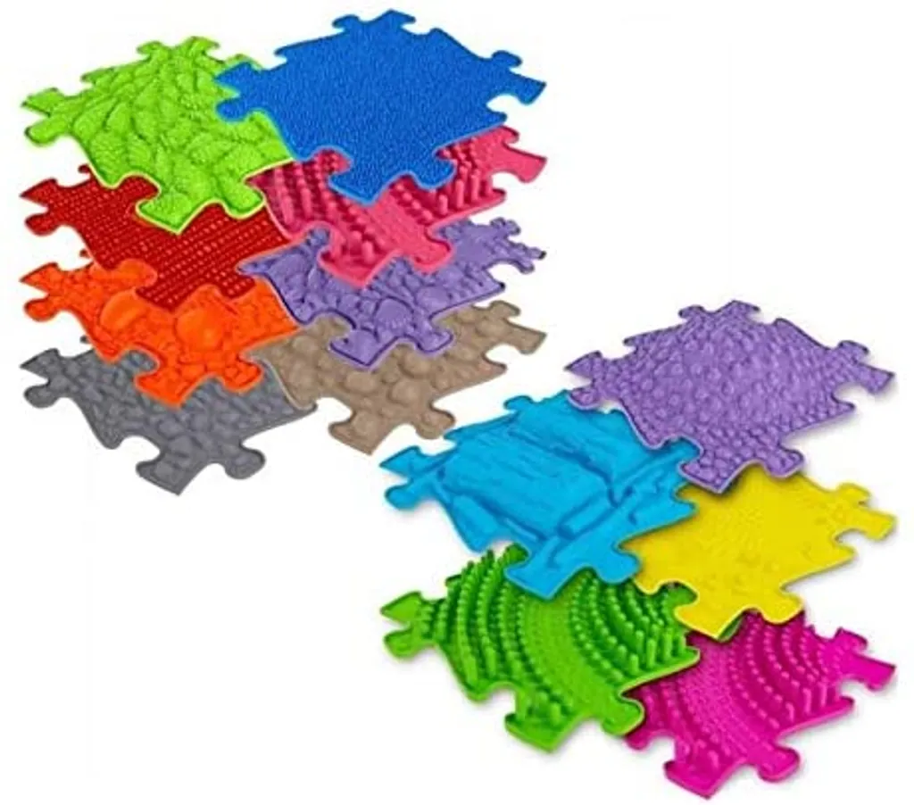 Puzzle de Motricité Muffik pour Parcours Sensoriel et Éveil du Pied