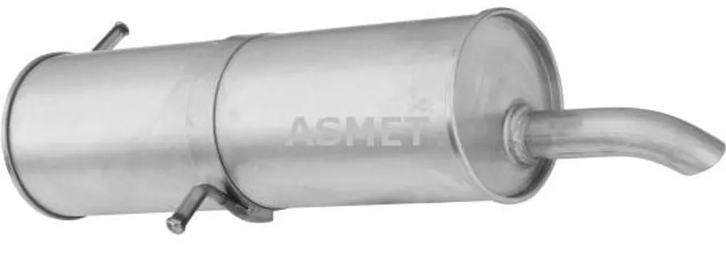 Pot d'échappement arrière compatible C4 et 307 - Référence ASMET 8054
