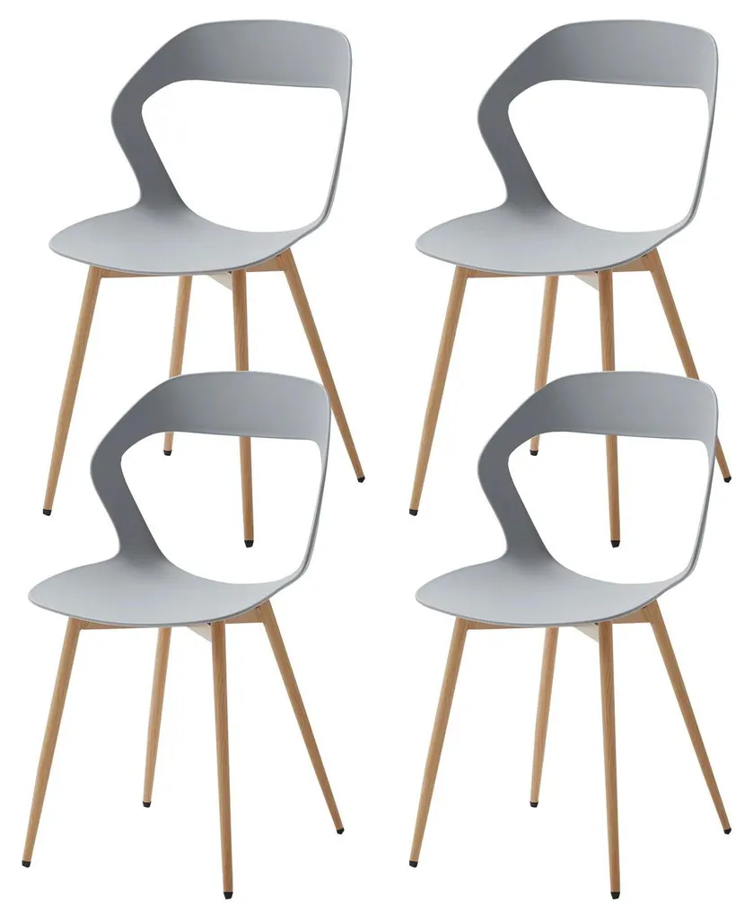 Chaise de salle à manger moderne pour table de séjour - Lot de 4