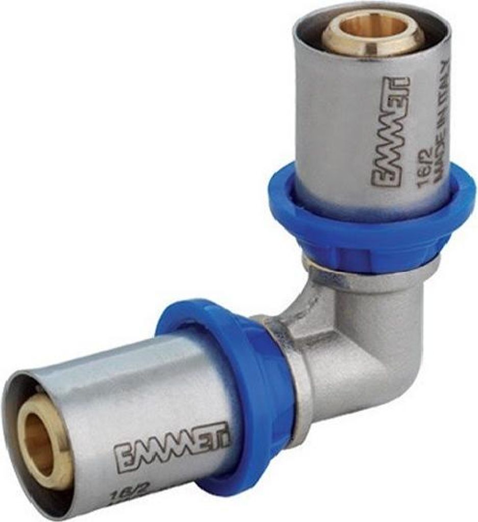 Emmeti Pressfitting Winkel 90° für Aluverbundrohr 20x2mm