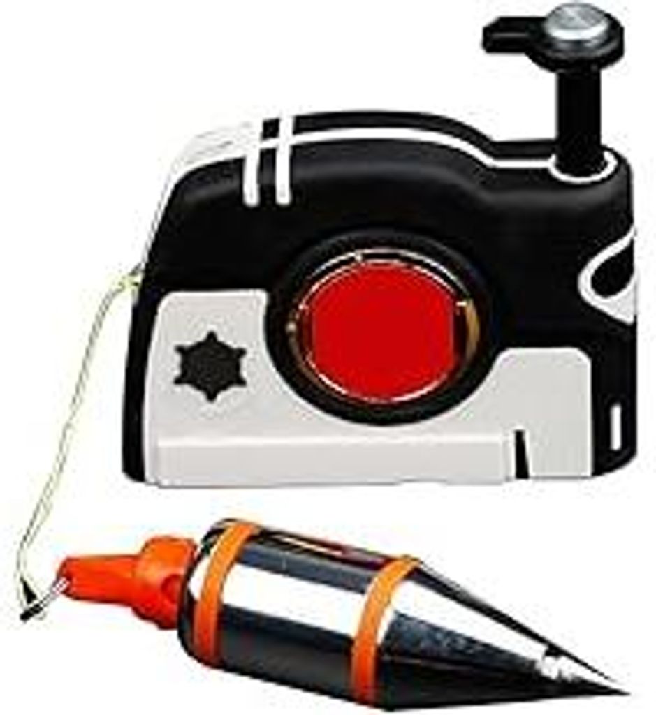 Magnetischer Senklot Mit Schnur, Plumb-Rite Bob Setter, 310g Plumb Bob Magnetisches Lot-Rite Mit 4,5m Automatisch Aufrollendes Kabel, Handlot Magne...