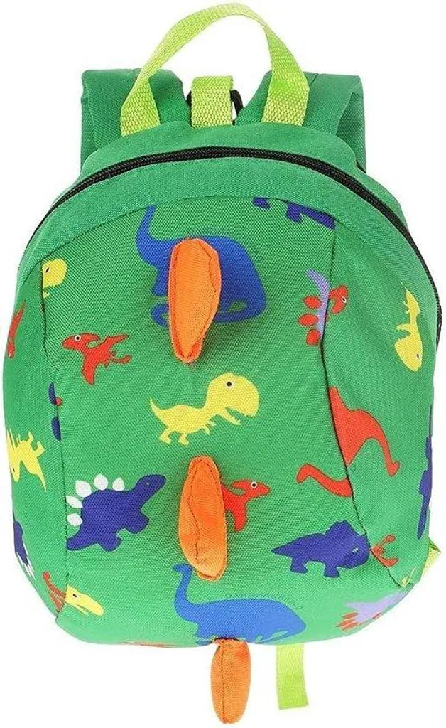 Petit sac à dos dinosaure pour enfant avec laisse de sécurité bleue