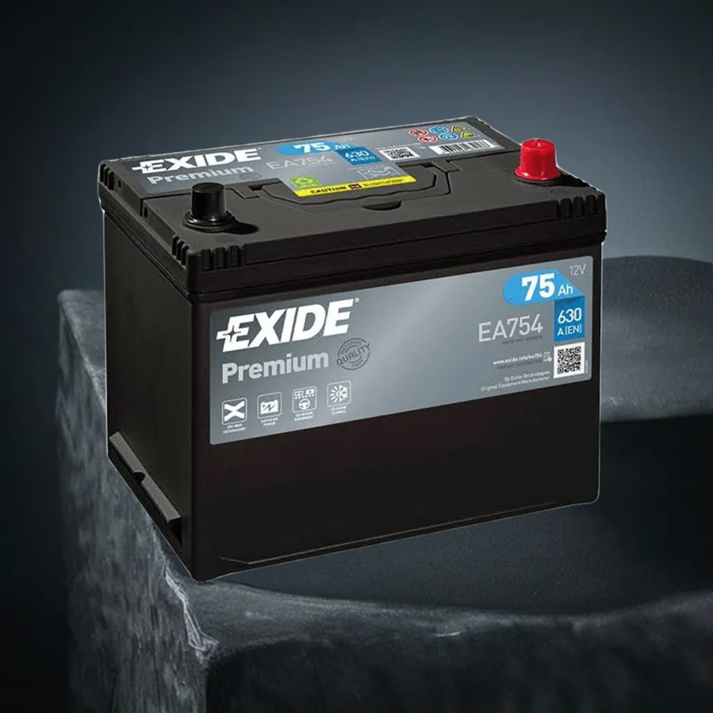 Batteria per auto Exide EA754 Premium 12V 75Ah 630A