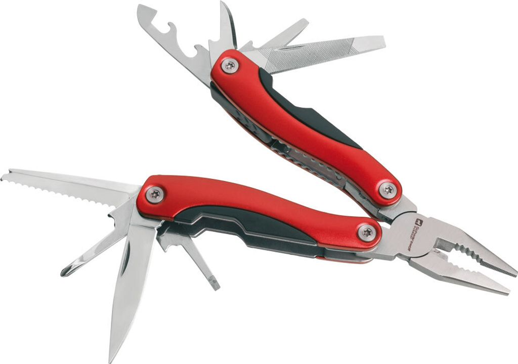 Schwarzwolf outdoor ARMADOR Multitool, rot mit 15 Werkzeugen