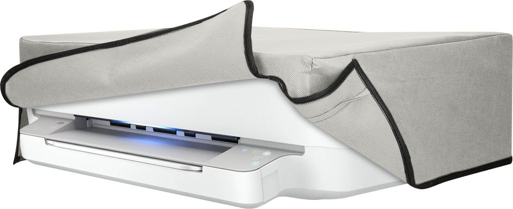 kwmobile Cover kompatibel mit HP Envy 6020e / Envy 6055e - Tasche Hülle Drucker - Staubschutzhülle Schutzhaube Schutzhülle - Hellgrau