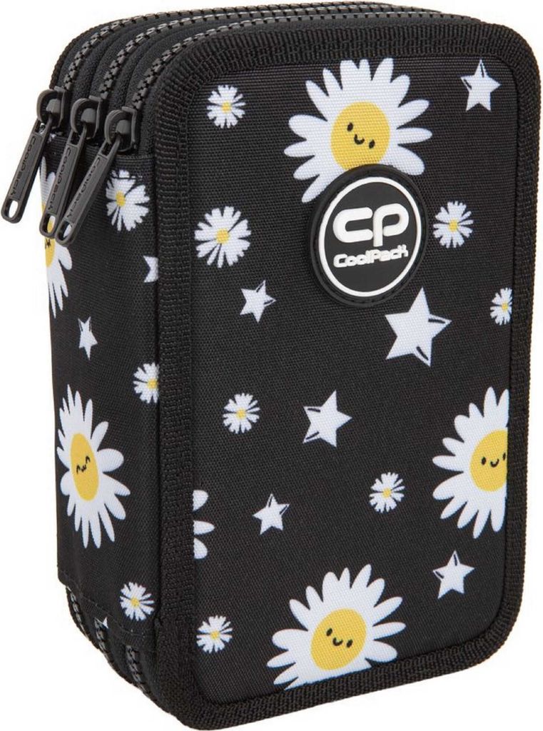 Coolpack Penál - Jumper 3 - DAISY BLACK Obrázek produktu 