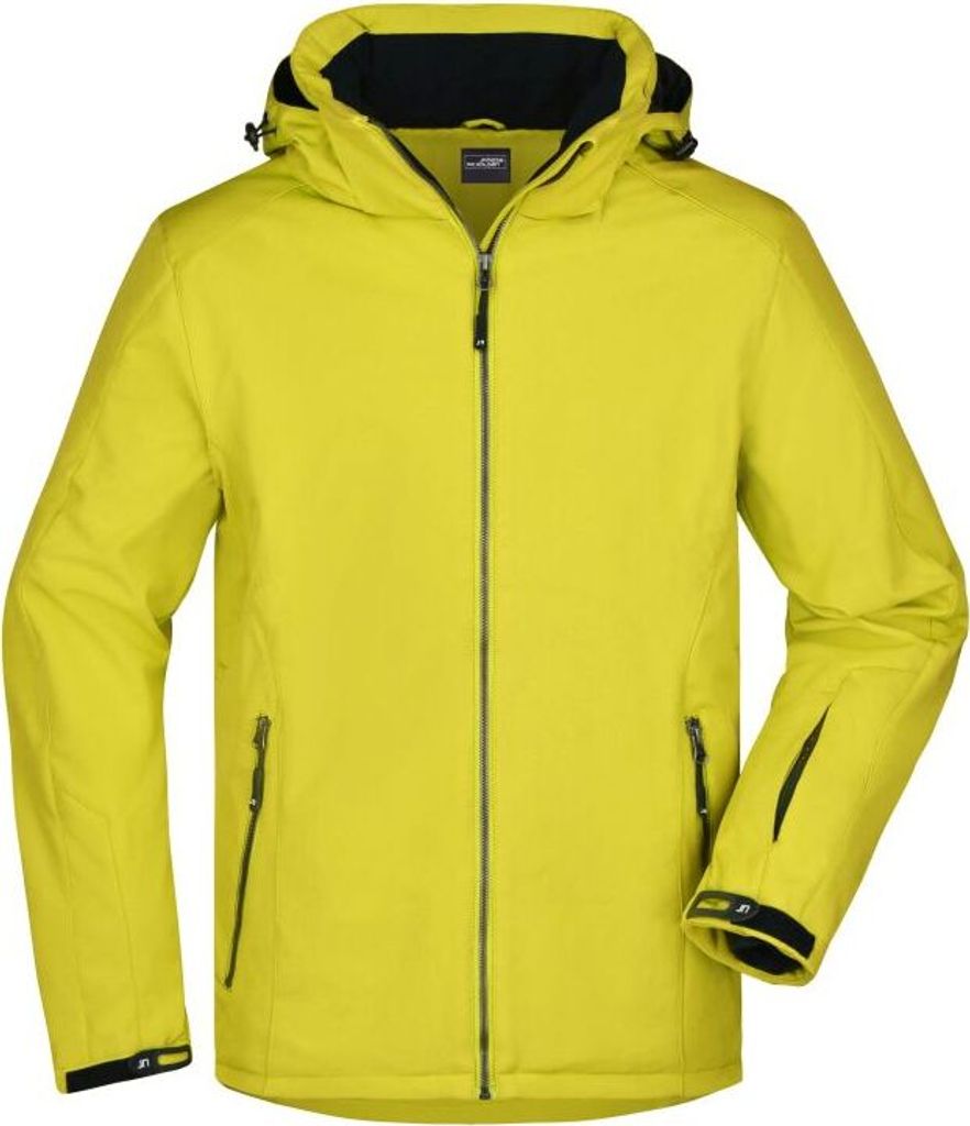 Elastische, gefütterte Softshelljacke yellow, Gr. XL