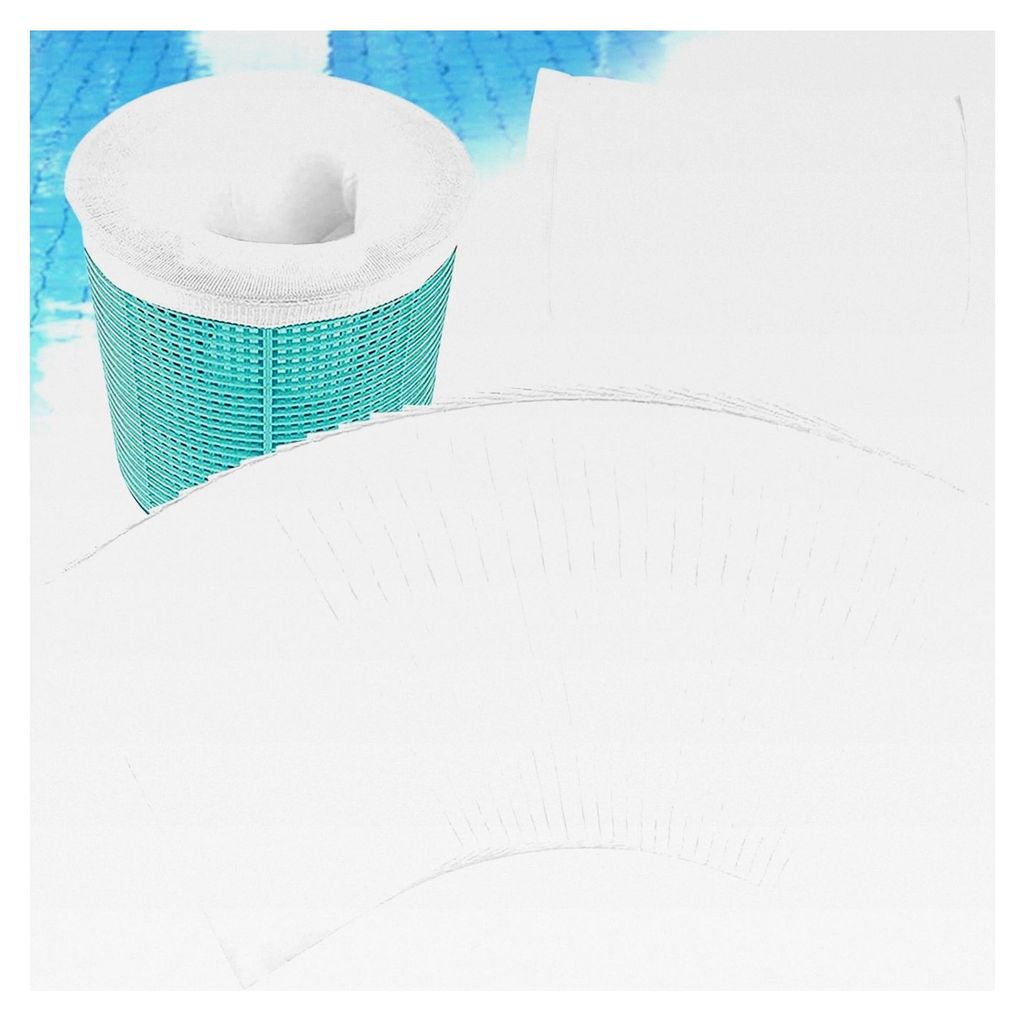 Set von 20 wiederverwendbaren Pool-Skimmer-Filtersocken zur Entfernung von Blättern, Gras, Pollen, Öl, Insekten und Haaren