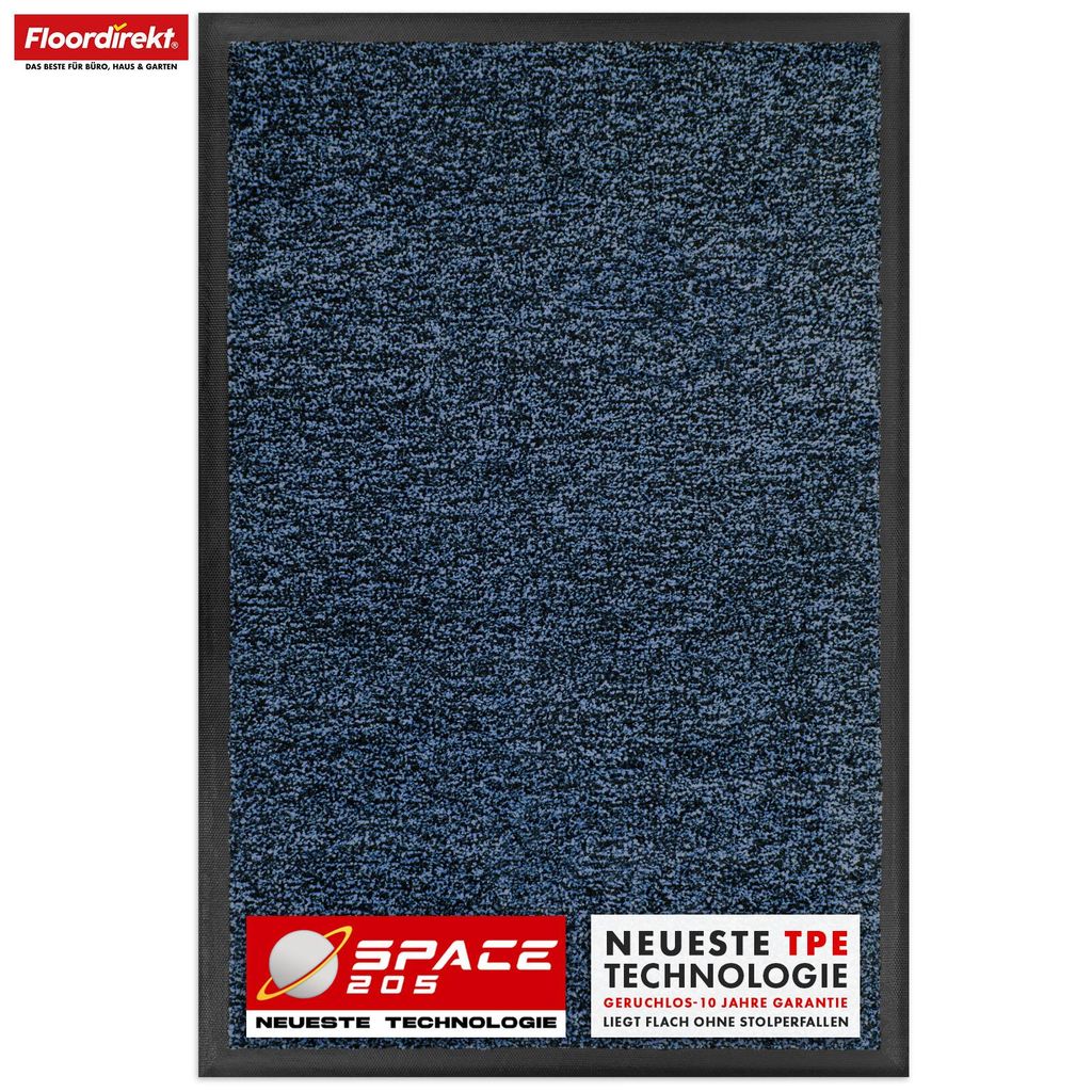 Tapis d'entrée Space 205, antidérapant, avec dos en TPE, Image du produit 