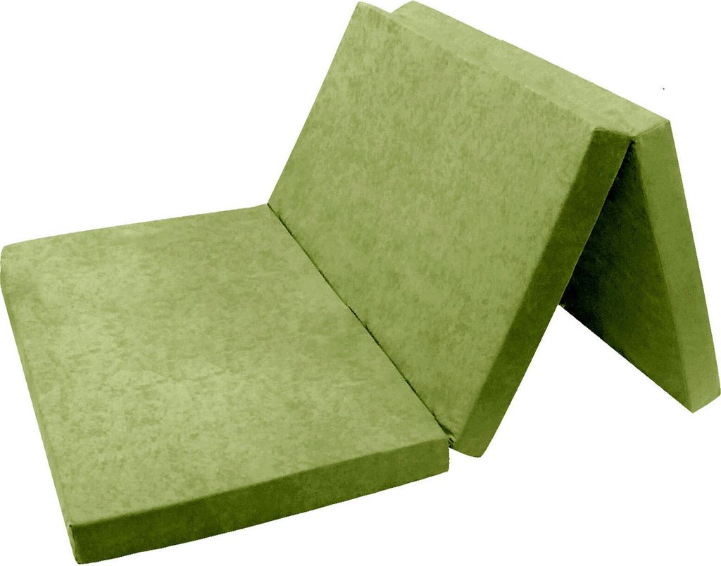 Klappmatratze Gästematratze 06. Hellgrün XXL - 195x120x8cm W396 06 FORTISLINE