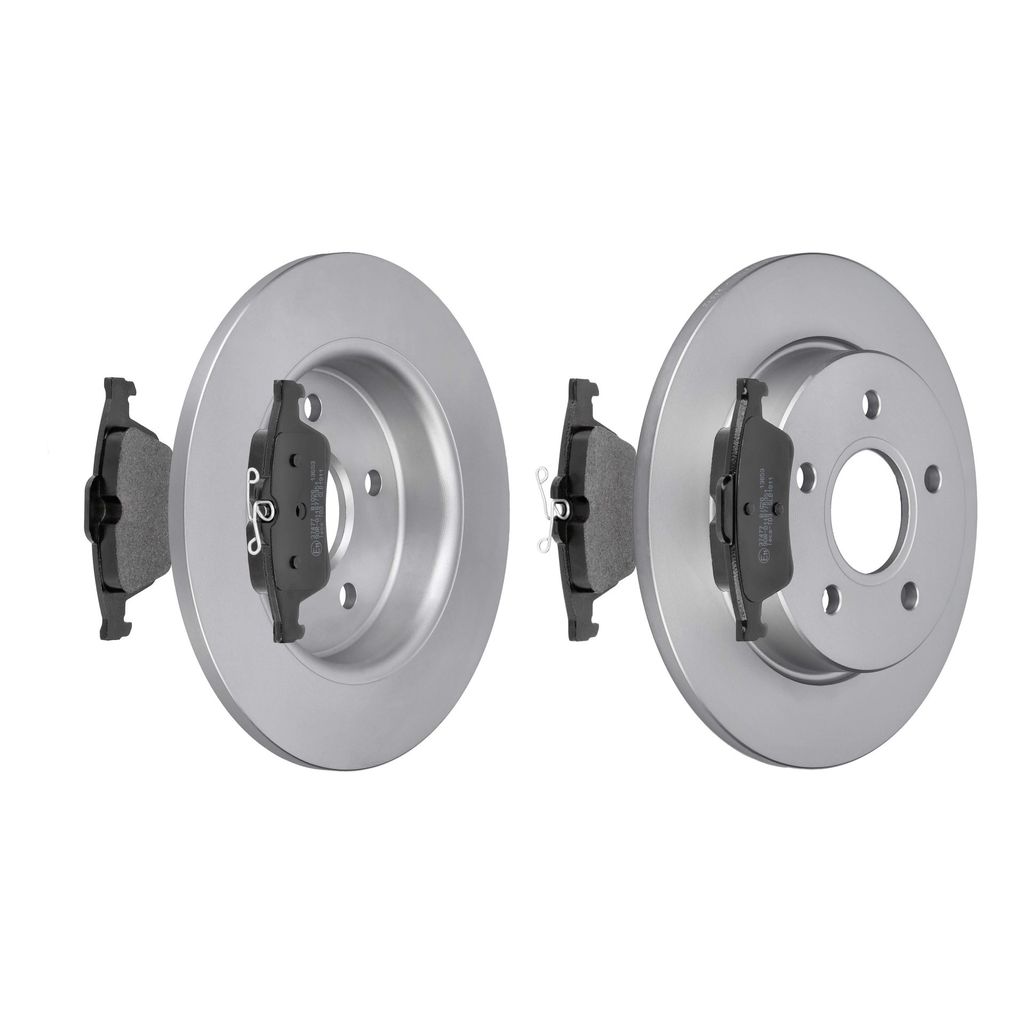 F.becker_Line Bremsscheiben Ø265Mm + Bremsbeläge Hinten Für Ford Focus Ii C-Max