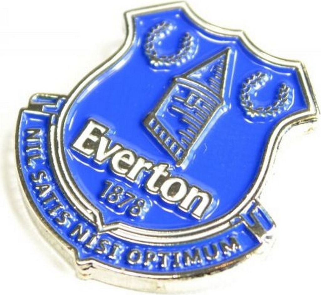 Everton FC - Wappen - Abzeichen - Metall BS3160 (Einheitsgröße) (Blau/Weiß)