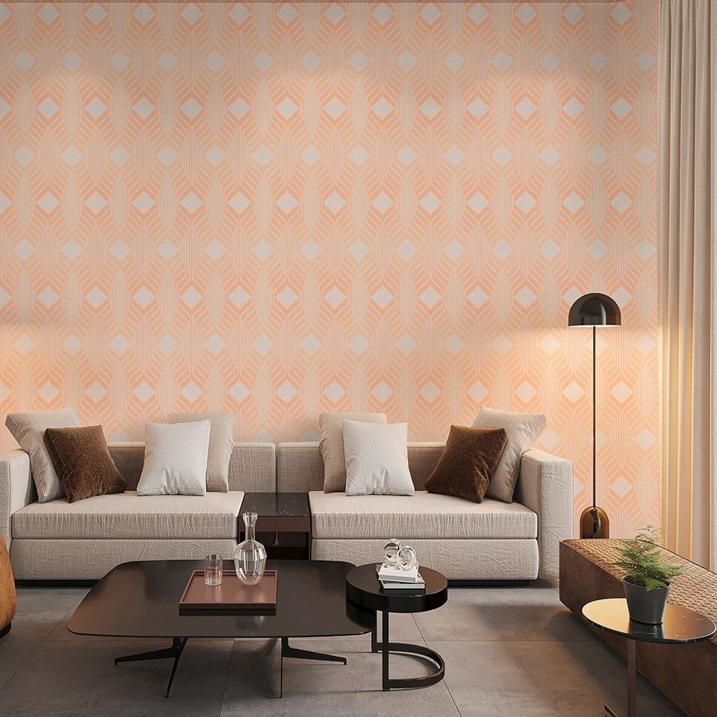 Tapete Mauro Grafik M1-No.10910 Vlies Orange Beige Tadessi Produktbild 