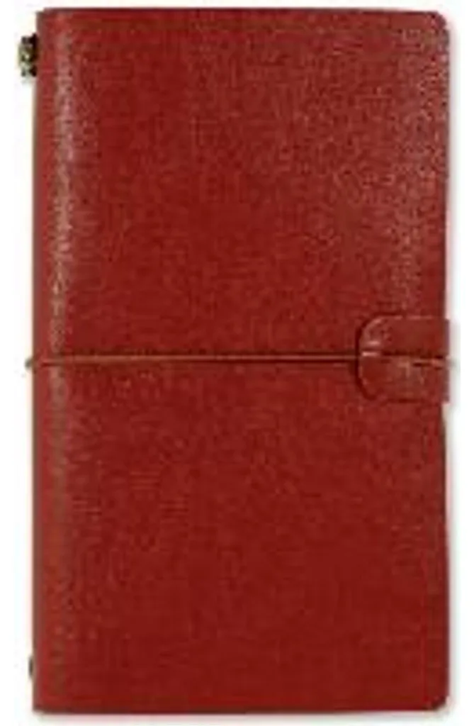 Jrnl Voyager Burgundy : Carnet de Notes A5 Bordeaux à Pages Amovibles