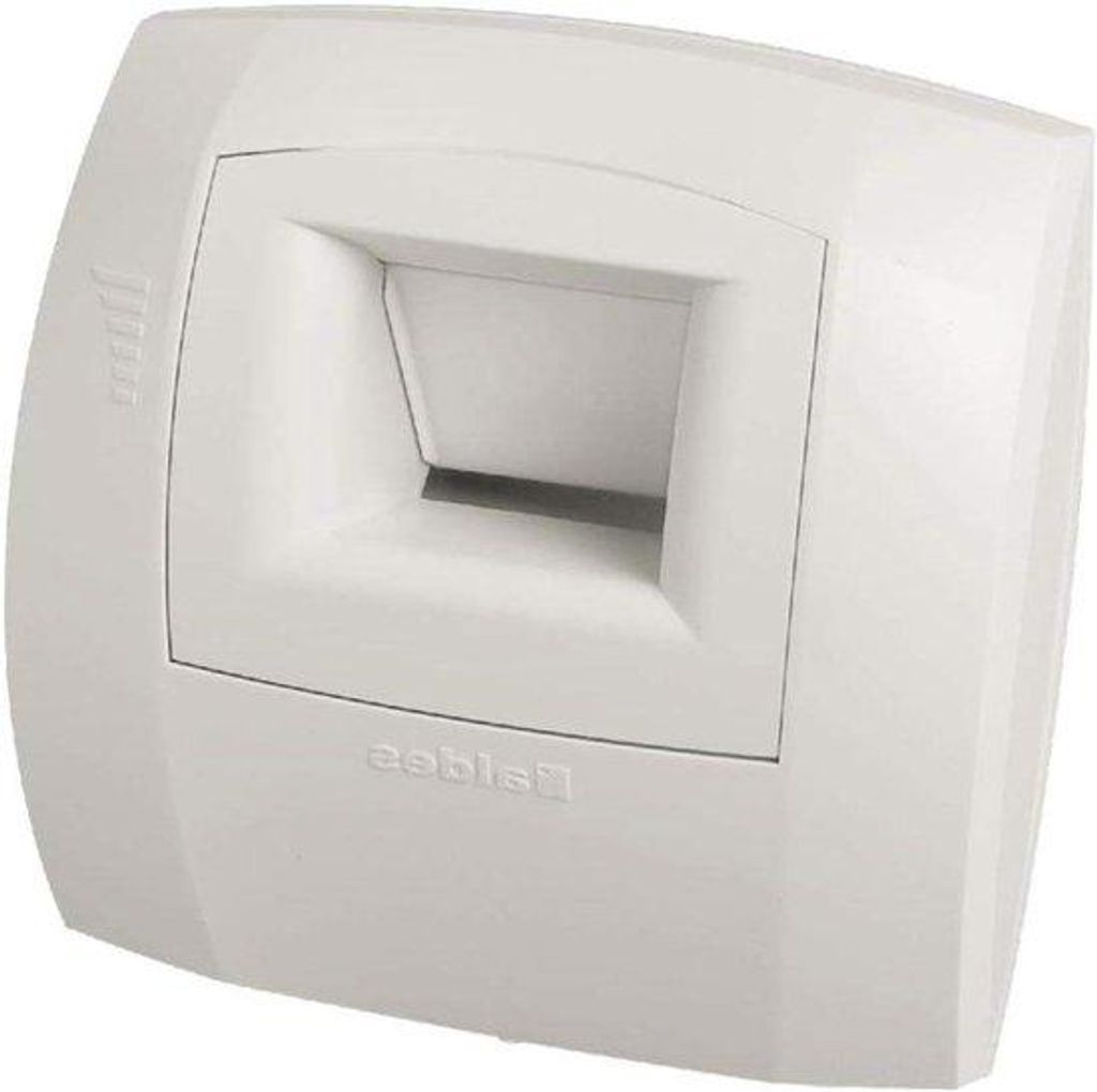 Ventilationsklappe - Lüftungsschlitze - Regeln Luftstrom - Selbstregelnde Öffnung - Durchmesser 125 mm - Weiß