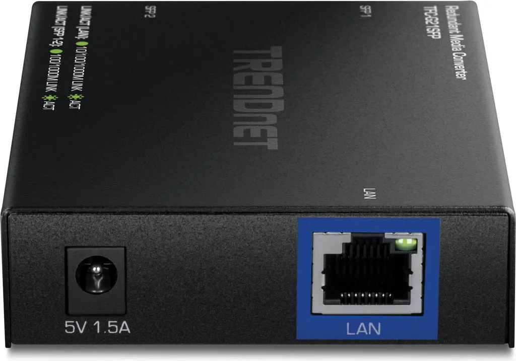 Convertisseur de média pour liaison fibre optique TFC-G21SFP