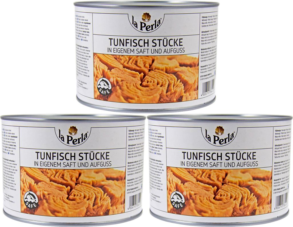 La Perla Thunfischstücke in eigenem Saft und Aufguss 1705g Produktbild 