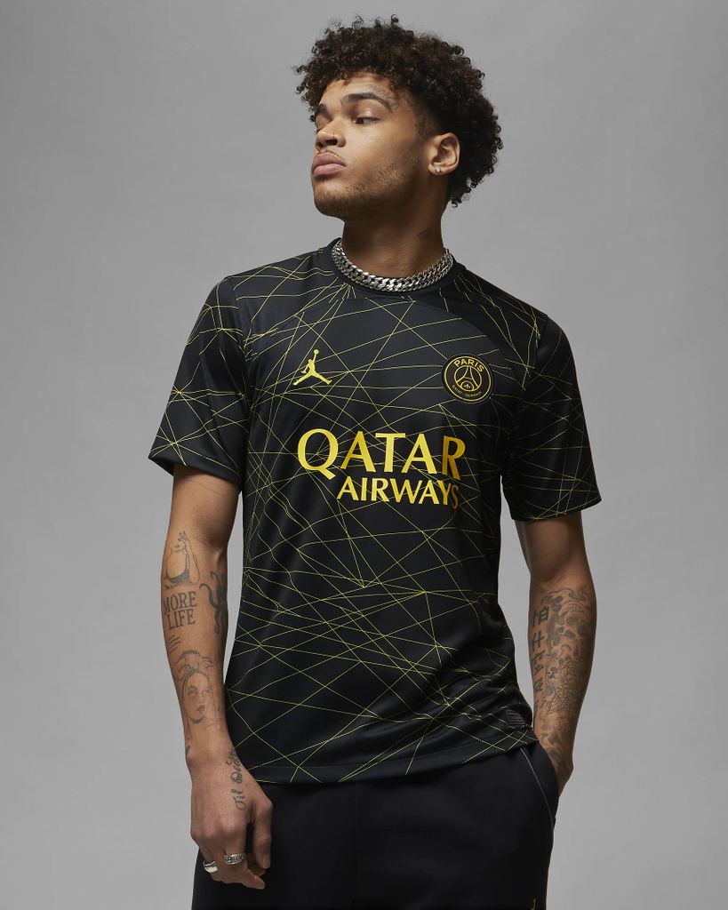 Nike Psg M Nk Df Stad Jsy Ss 4Th Black/Dark Grey M Image du produit 