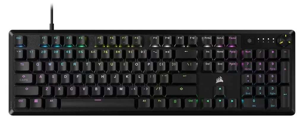 Clavier Gamer Corsair K70 CORE RGB Idéal pour Compétition eSport et FPS
