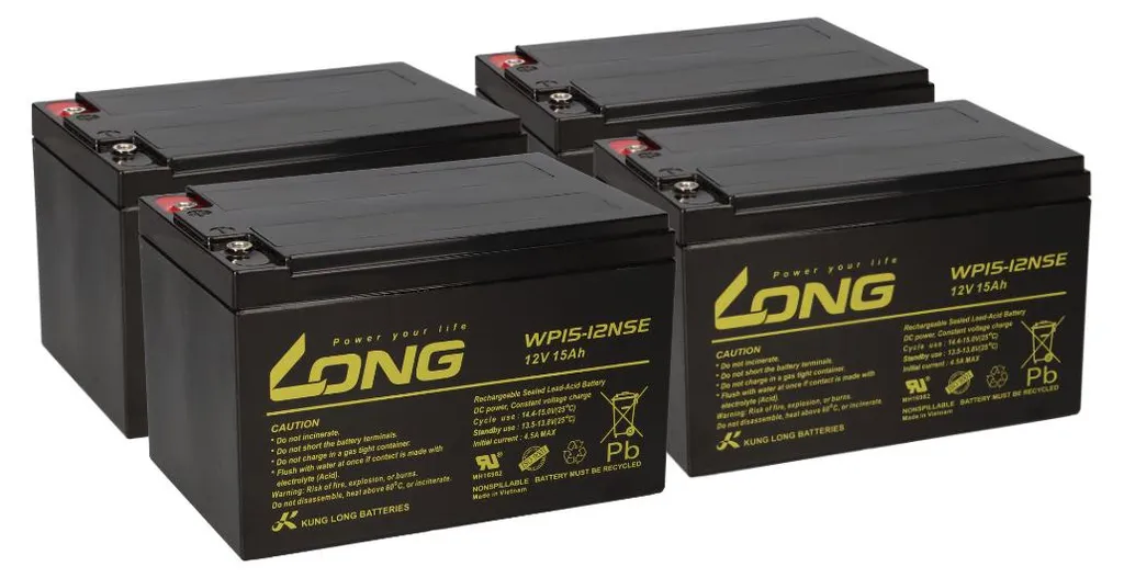 Batterie scooter électrique 48V 15Ah WP15-12NSE pour trajets quotidiens