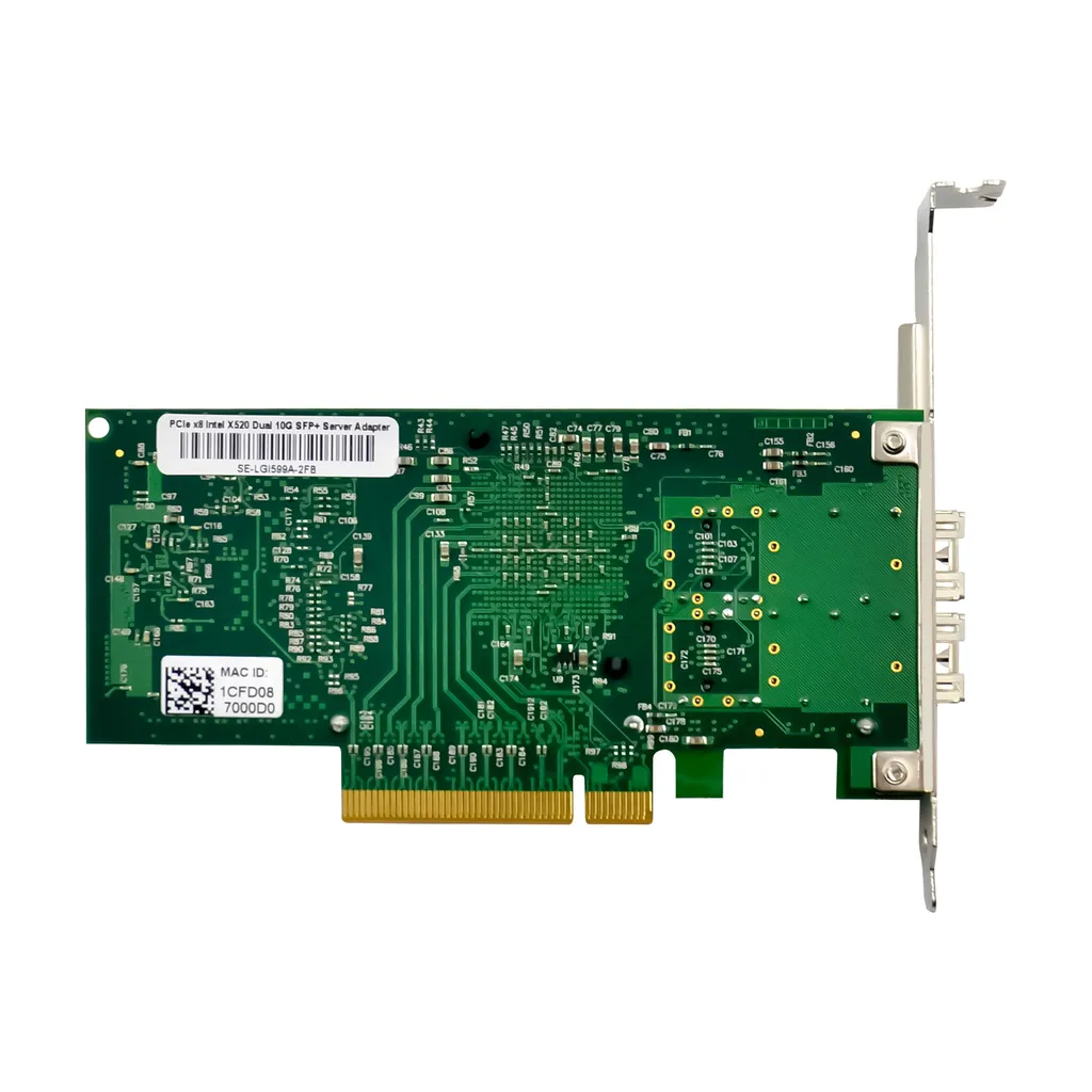 Carte 10GbE InLine Dual SFP+ PCIe x8 avec support Low Profile Pro - 4