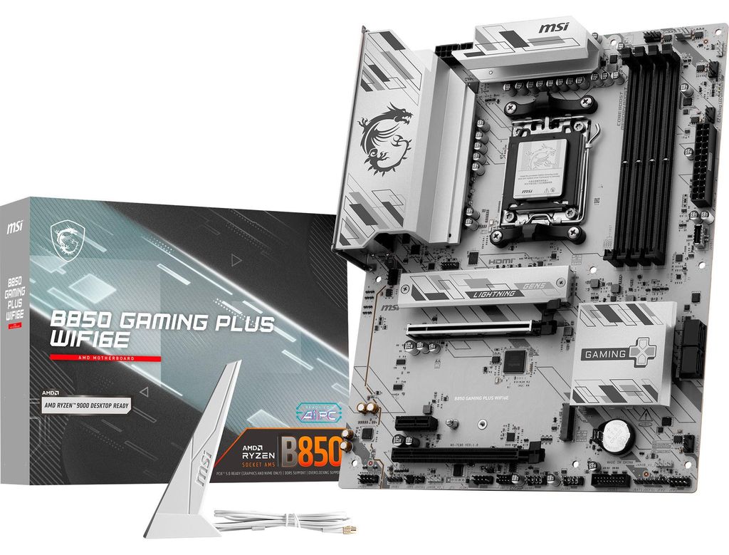 MSI B850 GAMING PLUS WIFI6E, Mainboard Produktbild 