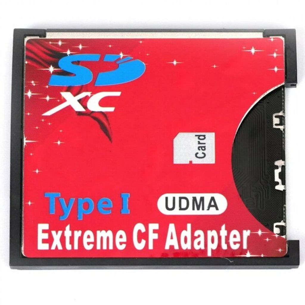 Adapter SD SDHC SDXC na CF, Compact Flash karty Obrázek produktu 