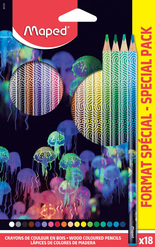Maped Dreikant-Buntstifte DEEPSEA PARADISE 18er Kartonetui