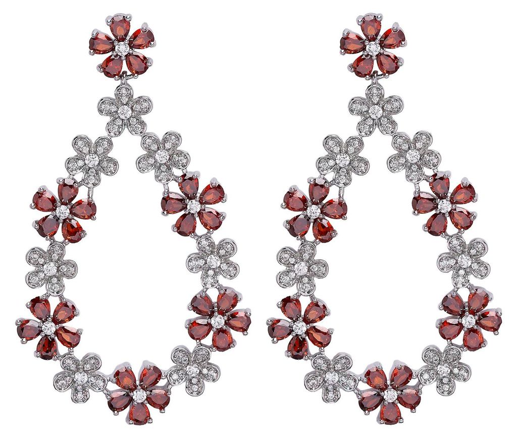 AVANT-GARDE PARIS Diva Dainty Floral Dangle Earrings