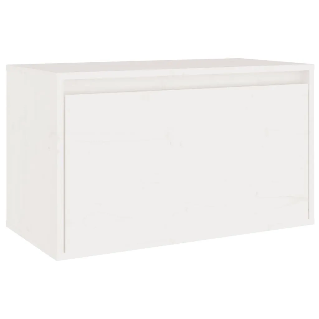 Offerta Armadio a Muro 60x30x35 Bianco - Legno Pino Massiccio Luxury - 2